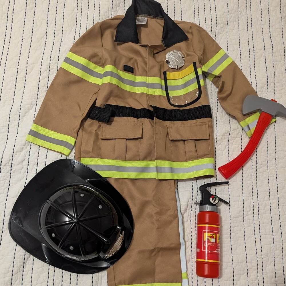 Firefighter dress-up/costume age 4-5